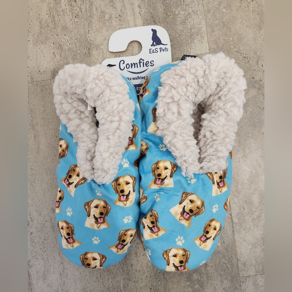 Comfies Yellow Lab Slippers Size OS - Picture 7 of 7